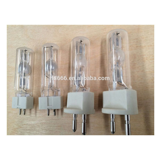 Grade A 575W Lampe à étape d'halogénure de métal ampoule 6000K Température de couleur G9.5 Base 8000HRS Durée de vie
